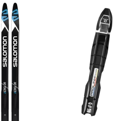 SALOMON AERO JUNIOR SKIN + SALOMON PROLINK ACCESS JR